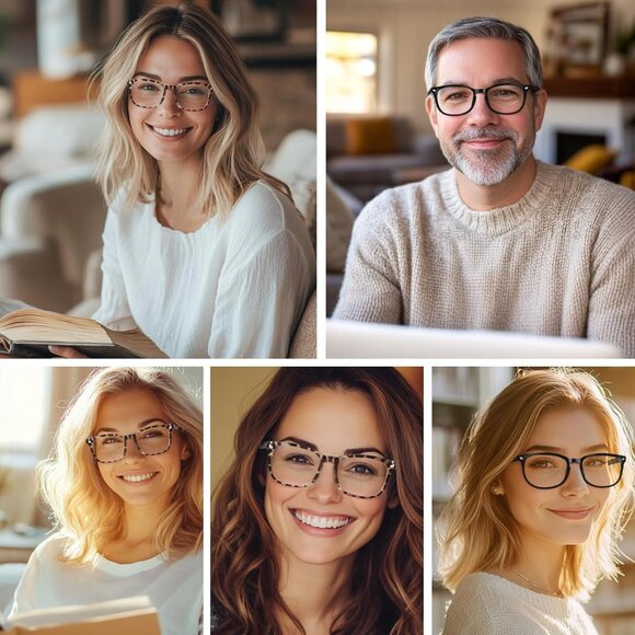 PICK ONE Reading and Blue Light Eyeglasses for Women Men +2.75 NEW - Picture 6 of 6